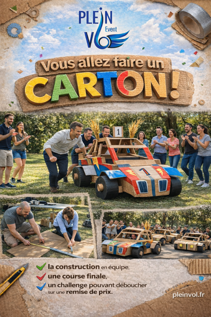 Recto Plaquette Vous allez cartonner - Plein Vol svg+xml;charset=utf