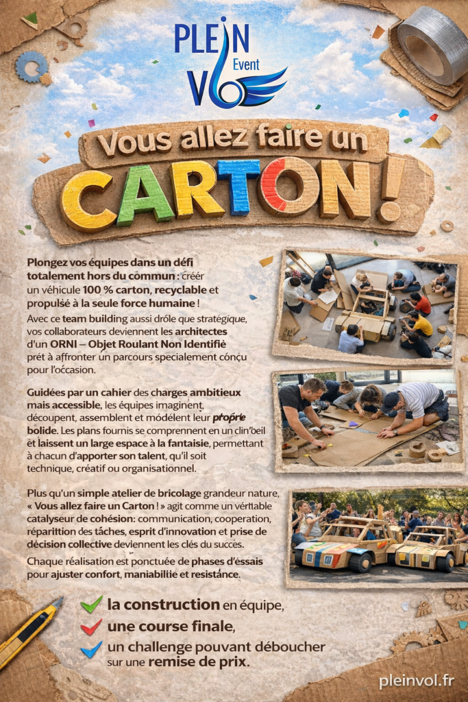 Verso Plaquette Vous allez cartonner - Plein Vol svg+xml;charset=utf